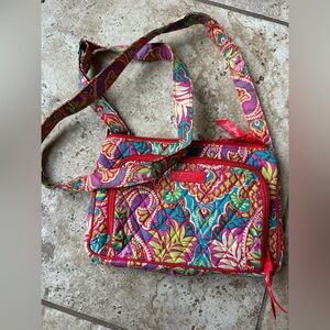 Vera Bradley Vibrant Floral Crossbody Bag
